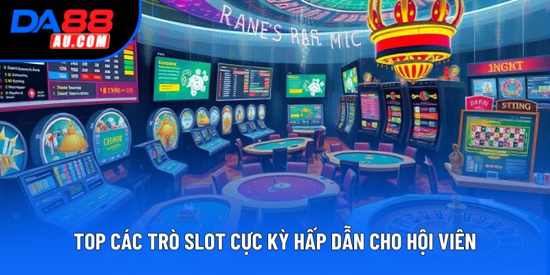 Top các trò slot cực kỳ hấp dẫn cho hội viên Top các trò slot cực kỳ hấp dẫn cho hội viên